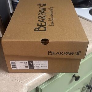 BearPaw Tan Shoe Box with Logo
